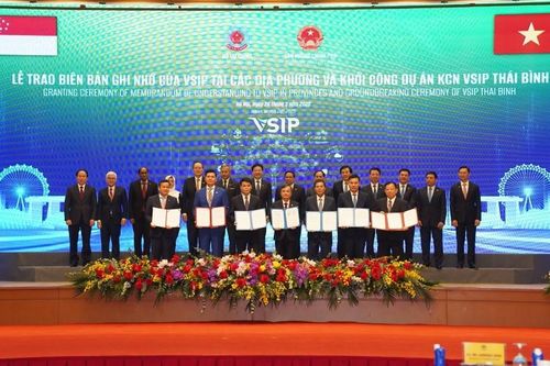 Sembcorp và Becamex đầu tư thêm 4 khu công nghiệp VSIP tại Việt Nam