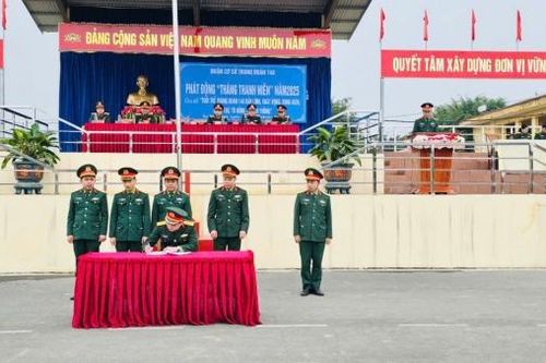 'Khát vọng xanh' nơi thao trường của tuổi trẻ Sư đoàn 316