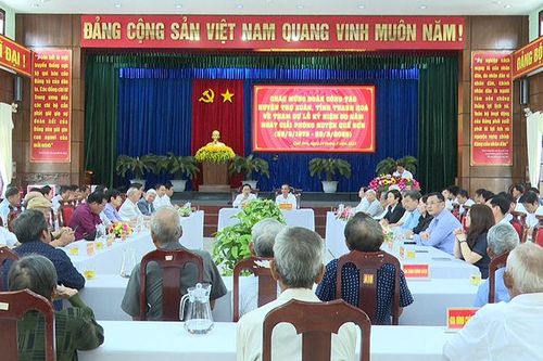 Đoàn công tác huyện Thọ Xuân thăm và làm việc với huyện Quế Sơn, tỉnh Quảng Nam