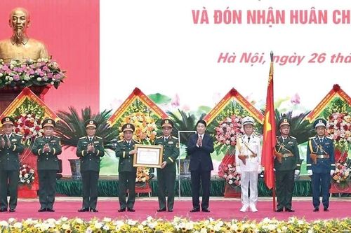 Chủ tịch nước Lương Cường dự Lễ kỷ niệm 90 năm Ngày truyền thống Dân quân tự vệ Việt Nam