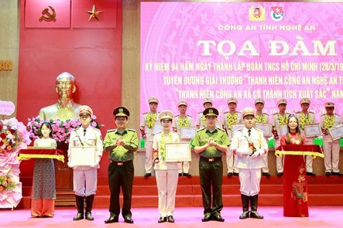 Tuyên dương 35 thanh niên Công an Nghệ An tiêu biểu