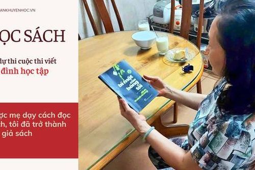 Được mẹ dạy cách đọc sách, tôi đã trở thành tác giả sách