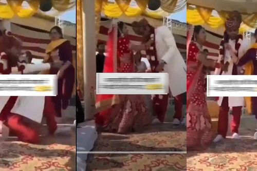 Clip: Chú rể được bạn gái cũ 'tặng' ngay cú xông phi trên lễ đường, quan viên hai họ bật ngửa
