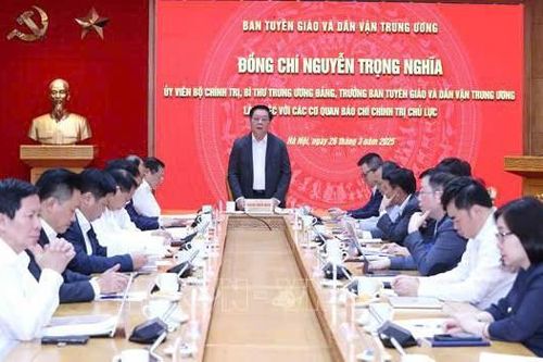 Trưởng ban Tuyên giáo và Dân vận Trung ương Nguyễn Trọng Nghĩa: Các cơ quan báo chí chính trị chủ lực cần quyết liệt nâng cao chất lượng tuyên truyền