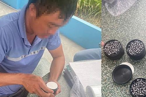 Kiện hàng nghi vấn ở bưu cục chứa hơn 1.400 viên đạn chì
