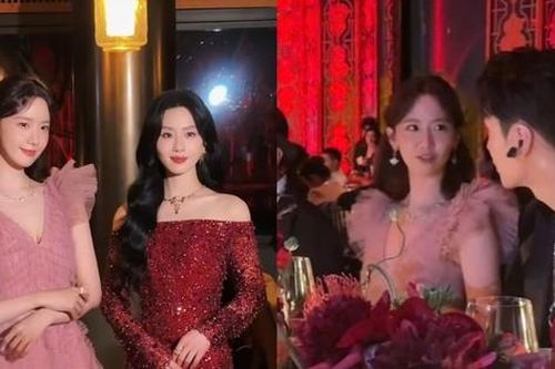 Yoona SNSD đọ sắc bên Lưu Thi Thi, bắt gặp 'bà tám' cùng Lay tại sự kiện Qeelin