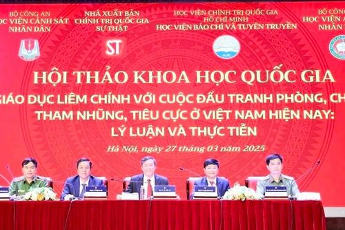 Giáo dục liêm chính để phòng ngừa tham nhũng, tiêu cực