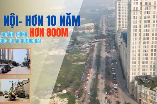 Hà Nội: hơn 10 năm chưa hoành thành thi công dự án đường dài hơn 800m
