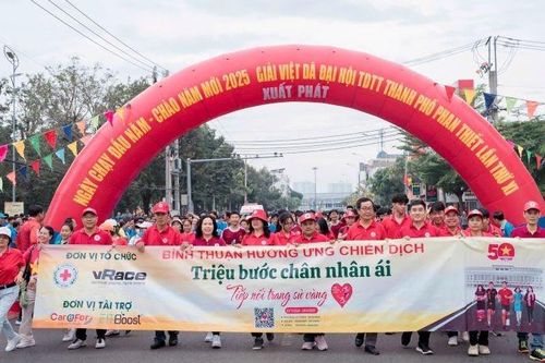 Hơn 184 nghìn người tham gia Chiến dịch 'Triệu bước chân nhân ái-Tiếp nối trang sử vàng'