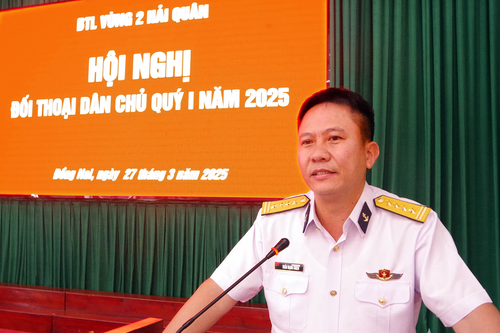 Trung tâm Bảo đảm kỹ thuật Vùng 2 Hải quân phát huy hiệu quả Quy chế dân chủ cơ sở