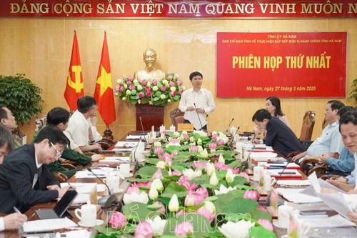 Hà Nam: Thành lập Ban chỉ đạo tỉnh về thực hiện sắp xếp đơn vị hành chính