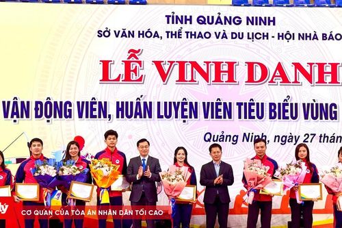Tôn vinh những gương mặt thể thao tiêu biểu vùng mỏ năm 2024