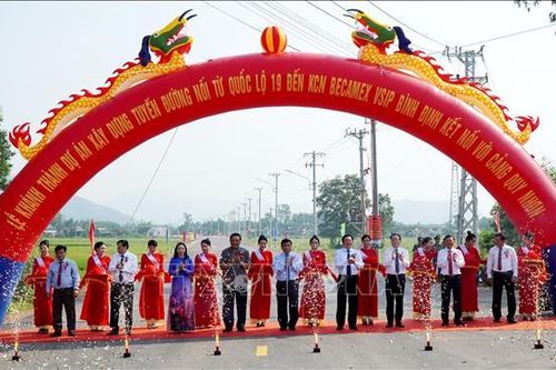 Quản lý, khai thác tốt tuyến đường nối Quốc lộ 19 đến Khu công nghiệp Becamex VSIP Bình Định