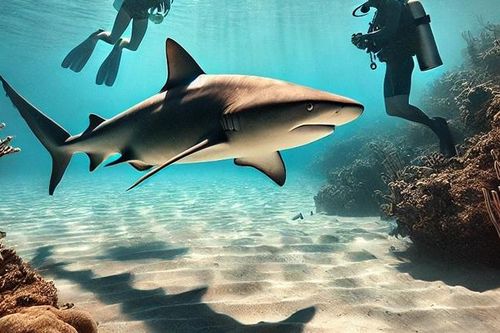 Cá mập bơi sát hai người ngoài khơi Florida mà họ không hề hay biết