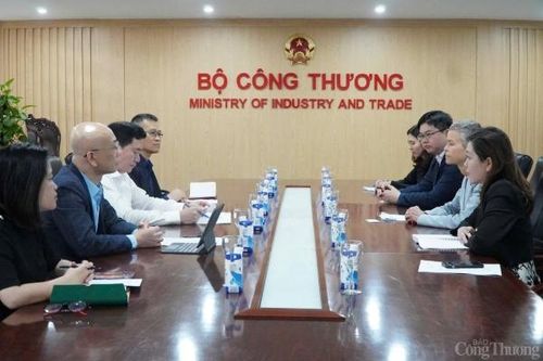 Thứ trưởng Nguyễn Sinh Nhật Tân tiếp và làm việc với Phó Chủ tịch điều hành toàn cầu của Tập đoàn A.P.Moller - Maersk