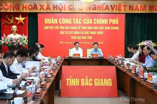 Bộ trưởng Nguyễn Hồng Diên nêu 10 giải pháp giúp Bắc Giang bứt phá