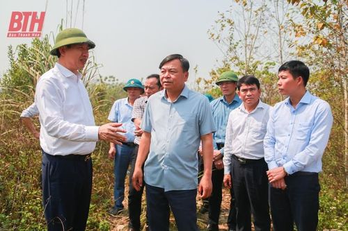 Quyết tâm khởi công xây dựng khu tái định cư cho các hộ dân thuộc Dự án hồ chứa nước bản Mồng giai đoạn 1 trước ngày 30/4