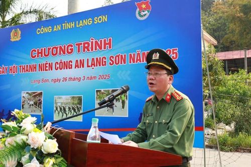Công an Lạng Sơn tổ chức Ngày hội Thanh niên và tuyên dương đoàn viên tiên tiến làm theo lời Bác
