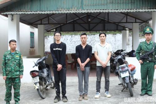 Đồn Biên phòng Tân Thanh bắt giữ 3 đối tượng người Trung Quốc nhập cảnh trái phép vào Việt Nam