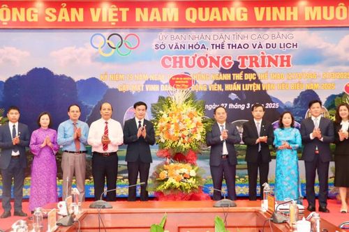Kỷ niệm 79 năm Ngày truyền thống ngành thể dục thể thao, vinh danh vận động viên, huấn luyện viên tiêu biểu