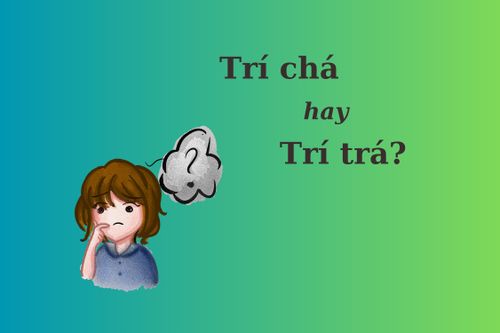 'Trí chá' hay 'trí trá' mới đúng chính tả?