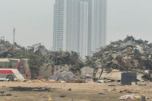 Cận cảnh tiến độ tháo dỡ công trình vi phạm trên 4,3 ha đất nông nghiệp ở Mễ Trì