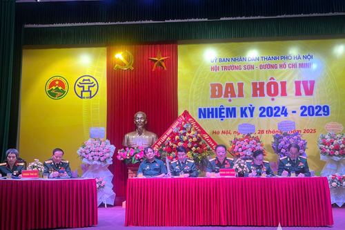 Hội Trường Sơn - Đường Hồ Chí Minh TP Hà Nội tổ chức Đại hội đại biểu lần thứ IV