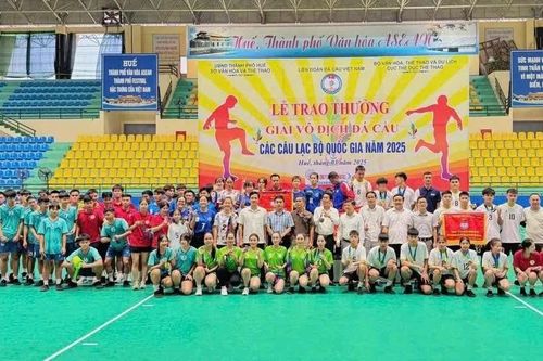 Đá cầu TPHCM giành 3 HCV tại giải vô địch các câu lạc bộ quốc gia 2025