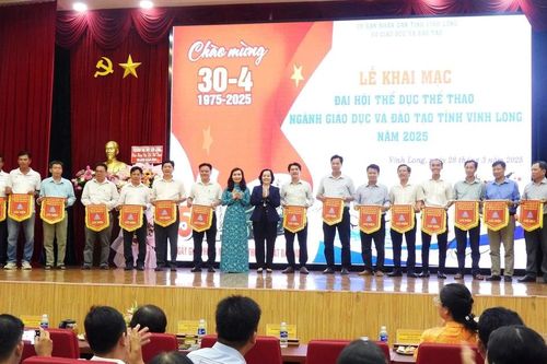 Vĩnh Long khai mạc Đại hội thể dục thể thao ngành GD&ĐT năm 2025
