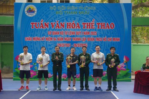Bế mạc Tuần Văn hóa - Thể thao Cơ quan Bộ Tư lệnh BĐBP quý I năm 2025