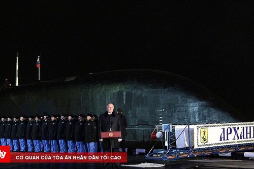 Nga Hạ thủy tàu ngầm chạy bằng năng lượng hạt nhân Perm