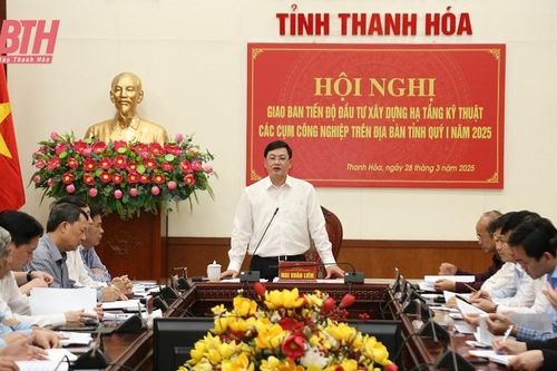Tập trung đẩy nhanh tiến độ đầu tư xây dựng hạ tầng kỹ thuật các cụm công nghiệp