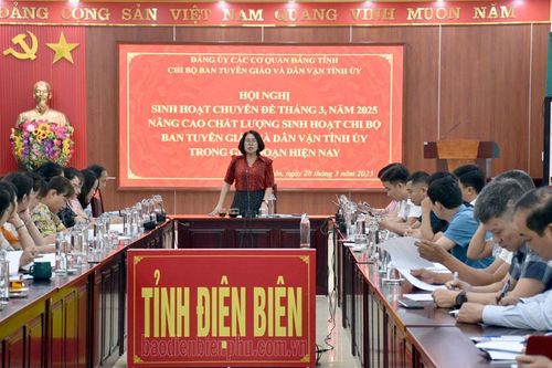 Nâng cao chất lượng sinh hoạt chi bộ trong giai đoạn hiện nay