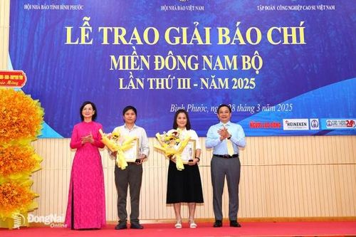 Báo Đồng Nai đoạt giải nhất Giải báo chí miền Đông Nam Bộ lần thứ III-2025
