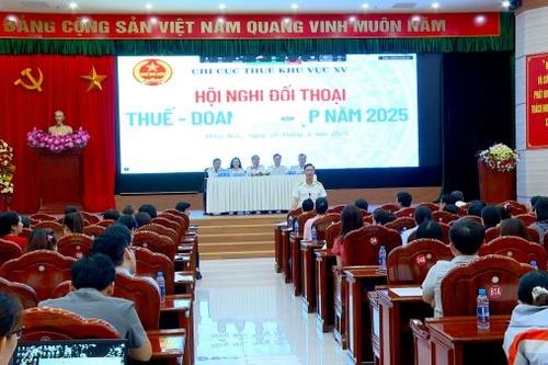 Chi cục Thuế khu vực XV tổ chức đối thoại với trên 900 doanh nghiệp