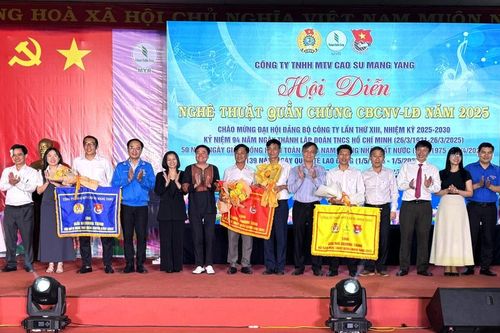 21 tiết mục tham gia Hội diễn nghệ thuật quần chúng Công ty Cao su Mang Yang