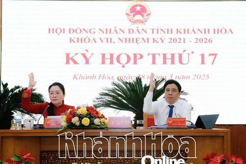 Bế mạc Kỳ họp thứ 17, HĐND tỉnh Khánh Hòa khóa VII