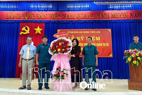 Phường Phước Long kỷ niệm 90 năm Ngày truyền thống Dân quân tự vệ Việt Nam