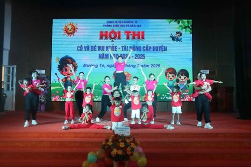 Trường Mầm non thị trấn Mường Tè đạt giải Nhất Hội thi 'Bé khỏe - Bé tài năng'