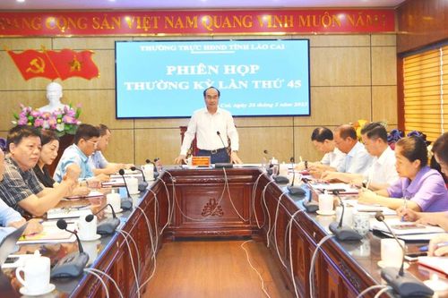 Phiên họp thường kỳ lần thứ 45 HĐND tỉnh Lào Cai