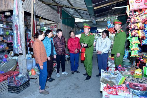 Chủ động phòng cháy tại các chợ truyền thống