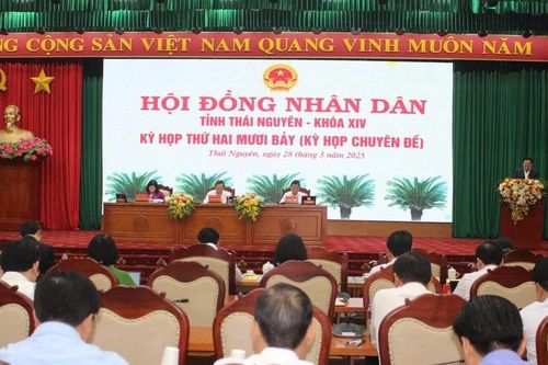 HĐND tỉnh Thái Nguyên thông qua 7 nghị quyết tại Kỳ họp thứ 27