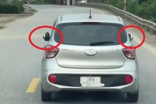 Xe không mở gương chiếu hậu 'vô tư' chạy trên quốc lộ