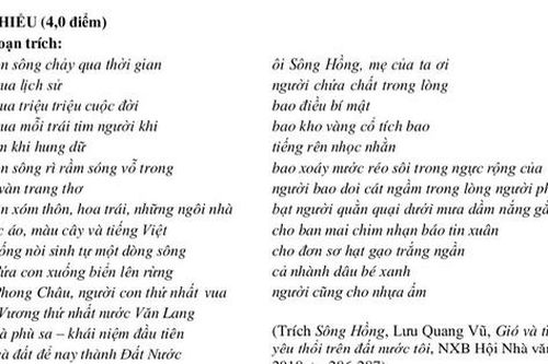 Đề thi thử tốt nghiệp môn Ngữ văn: Tuổi trẻ với việc làm chủ công nghệ