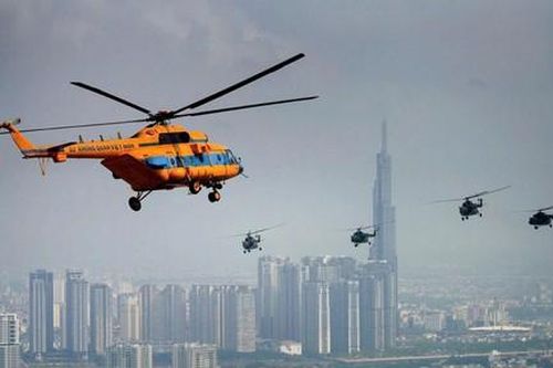 Những hình ảnh đẹp Không quân Việt Nam bay tập luyện phục vụ đại lễ 30-4