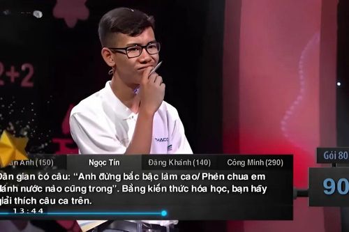Câu hỏi Hóa học khiến cả 4 thí sinh Đường lên đỉnh Olympia chào thua