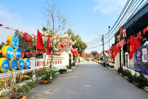 Khởi sắc ở xã nông thôn mới kiểu mẫu Kim Chung