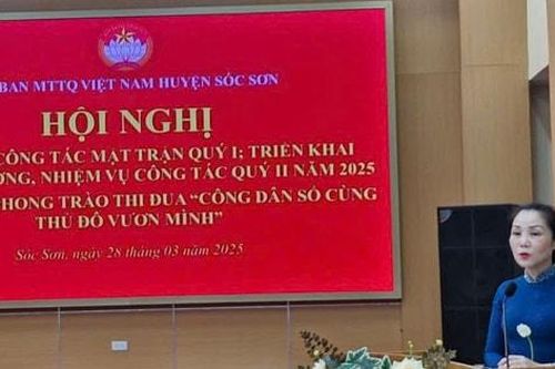 Sóc Sơn phát động phong trào 'Công dân số cùng Thủ đô vươn mình'