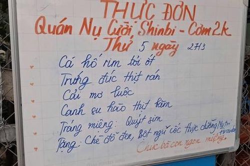Quán cơm giá 2000 đồng dành cho bệnh nhân K ở Hà Nội