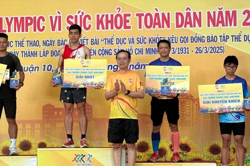 Quận 10: Gần 1.500 người tham gia Ngày chạy Olympic vì sức khỏe toàn dân